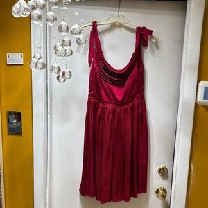 Thurley Red Midi Dress
